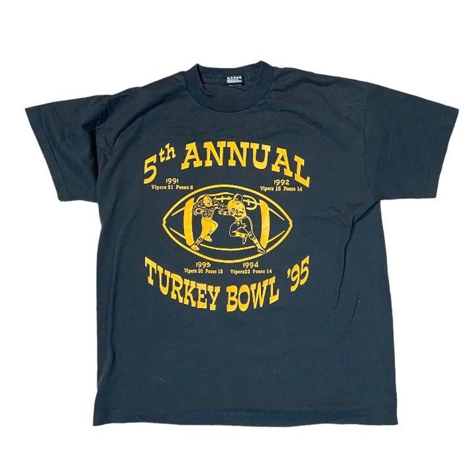 Fruit Of The Loom 90s 5th annual black tee Size US XL / EU 56 / 4 - 1 Thumbnail