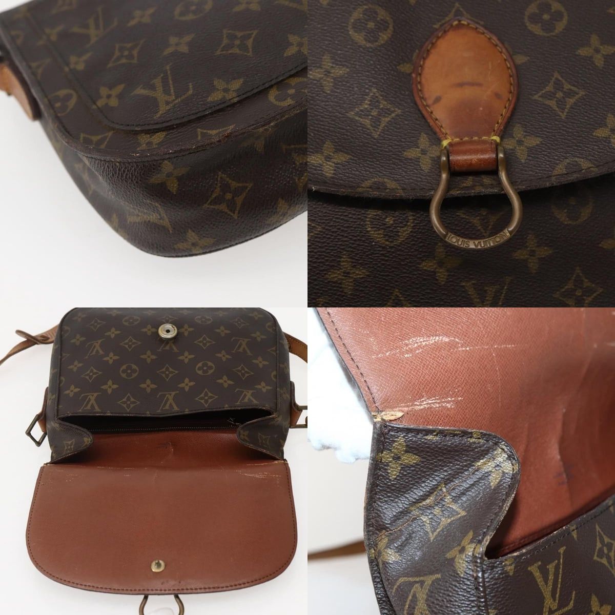 Louis Vuitton LOUIS VUITTON Monogram Saint Cloud GM Shoulder Bag M51242 Size ONE SIZE - 11 Thumbnail
