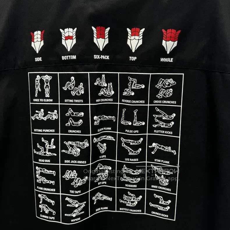 Balenciaga Balenciaga Fitness Print Shirt Jacket. Size US XS / EU 42 / 0 - 3 Thumbnail