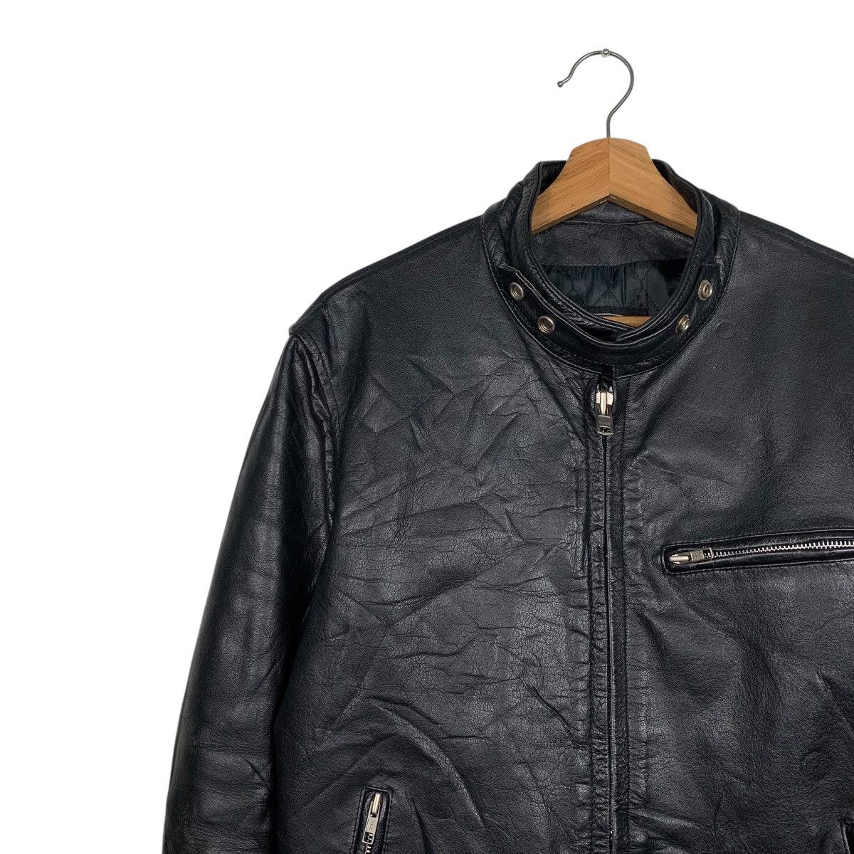 Japanese Brand Horn Works Motorcycle Riding Leather Jacket Size US M / EU 48-50 / 2 - 6 Thumbnail