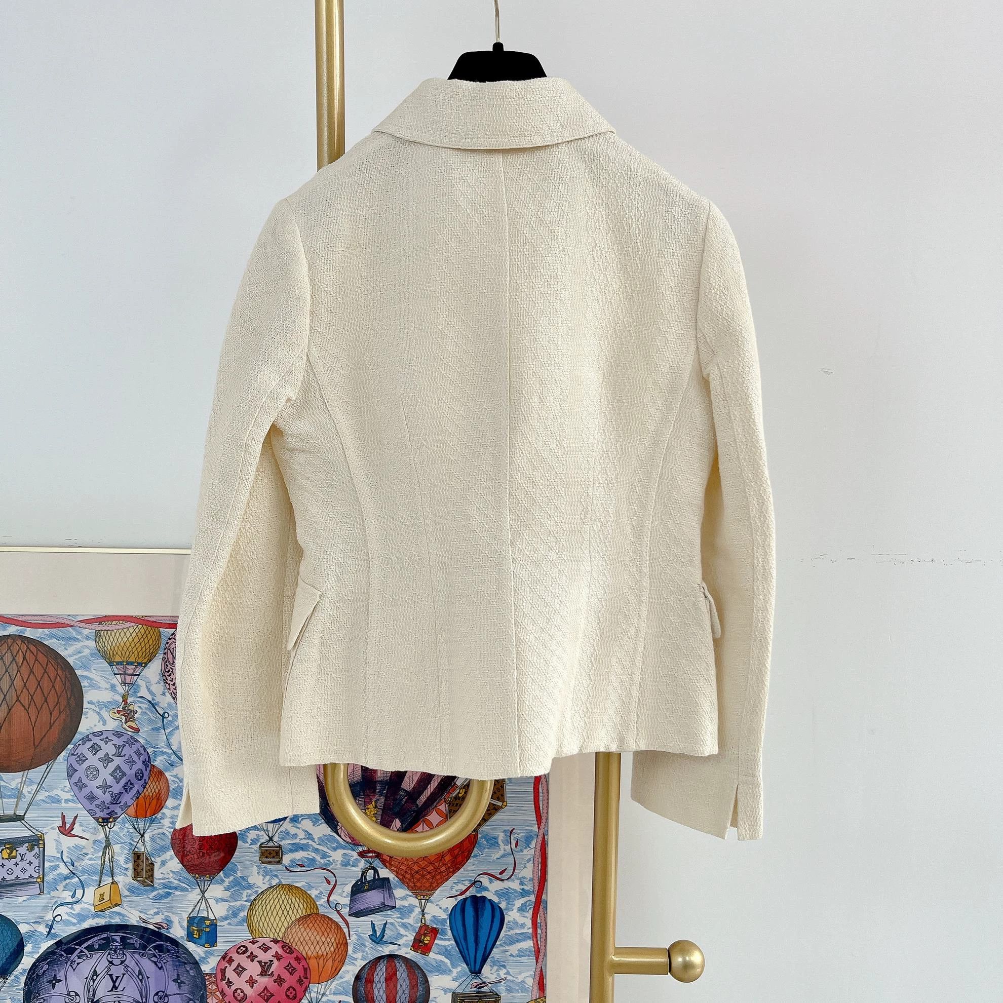 Dior Dior Ivory Tailored Blazer F38 Size S / US 4 / IT 40 - 4 Thumbnail