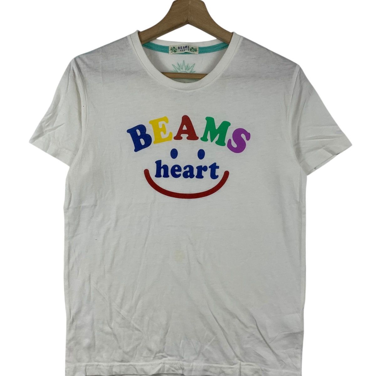Beams Plus BEAMS PLUS HEART Collection Smiley Multicolor Logo Tee Size S / US 4 / IT 40 - 3 Thumbnail
