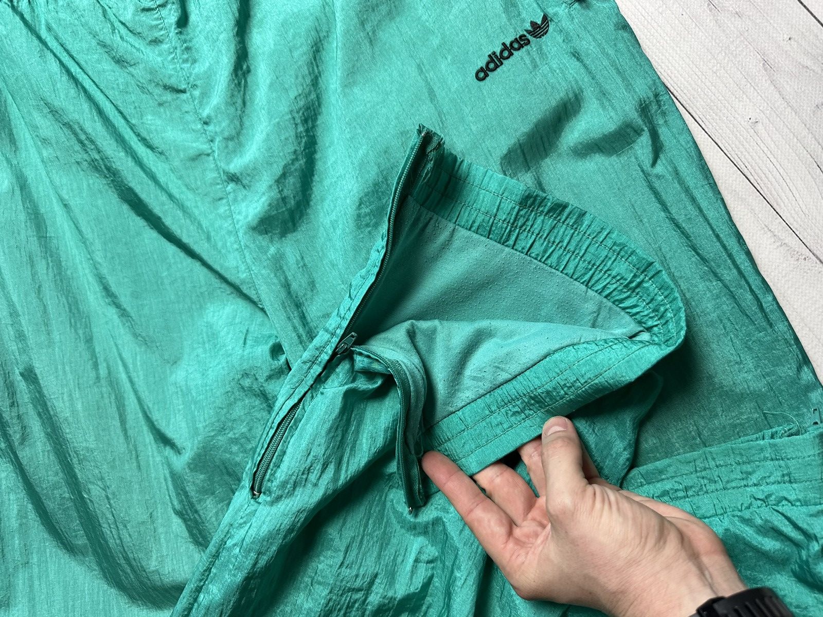 Adidas × Vintage Vintage adidas pants green joggers size XL Size US 36 / EU 52 - 5 Thumbnail