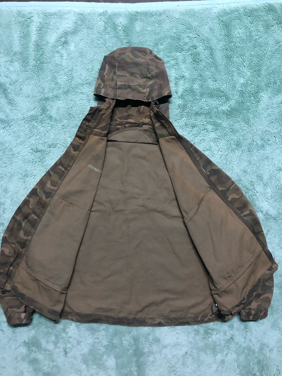 Columbia × Vintage VINTAGE COLUMBIA CAMOUFLAGE HOODED JACKET GOPCORE Size US M / EU 48-50 / 2 - 3 Thumbnail