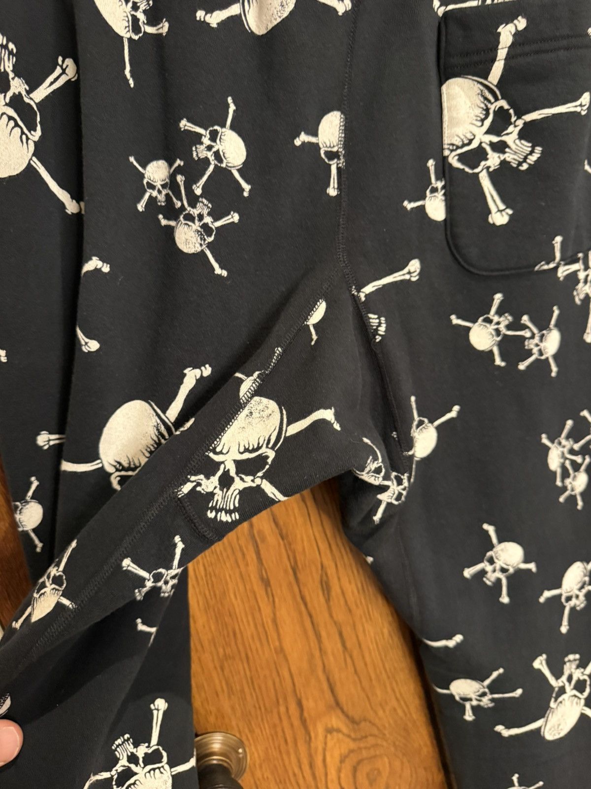 Saint Michael Saint Mxxxxxx skull black logo joggers sweatpants Michael L Size US 34 / EU 50 - 19 Thumbnail