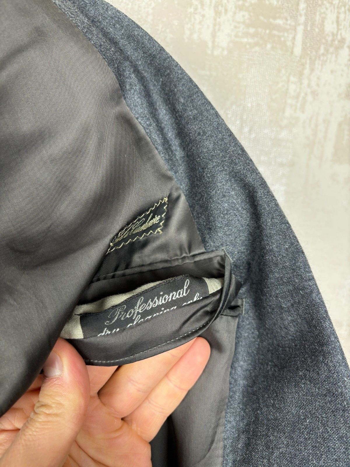 Ermenegildo Zegna VTG Ermenegildo Zegna Wool Cashmere Double Breasted Blazer Size 48R - 16 Thumbnail
