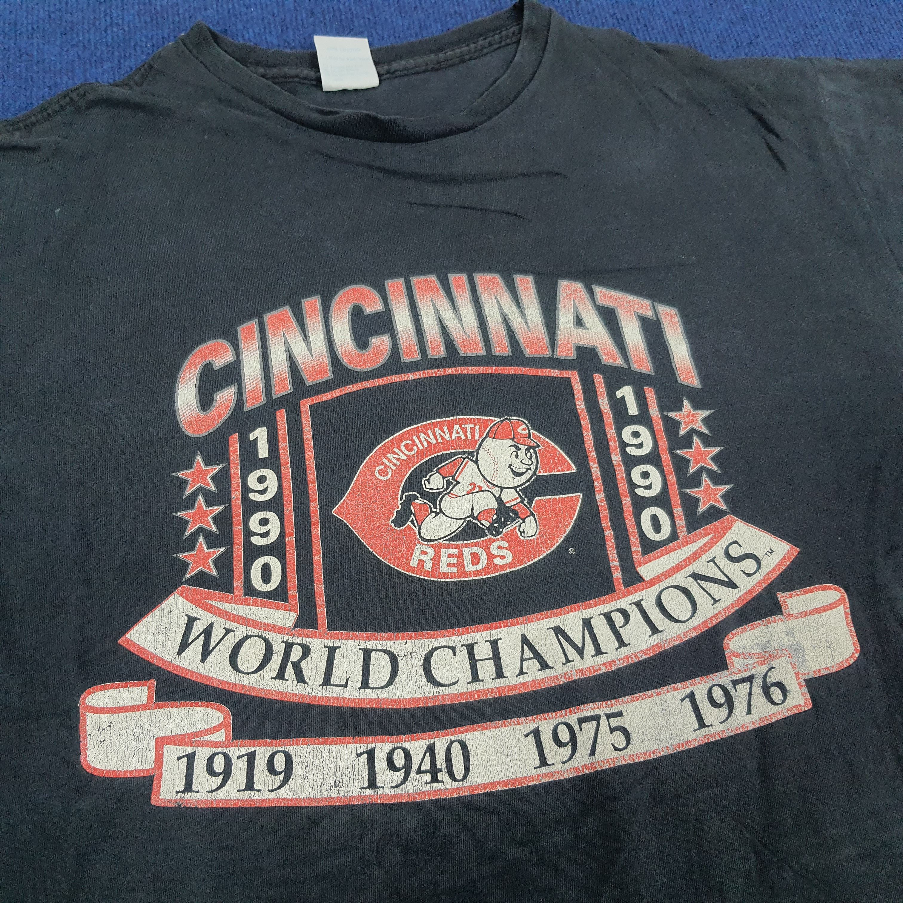 Vintage Vintage Cincinnati Reds American 90s Baseball Team T-shirt Size US XL / EU 56 / 4 - 2 Thumbnail
