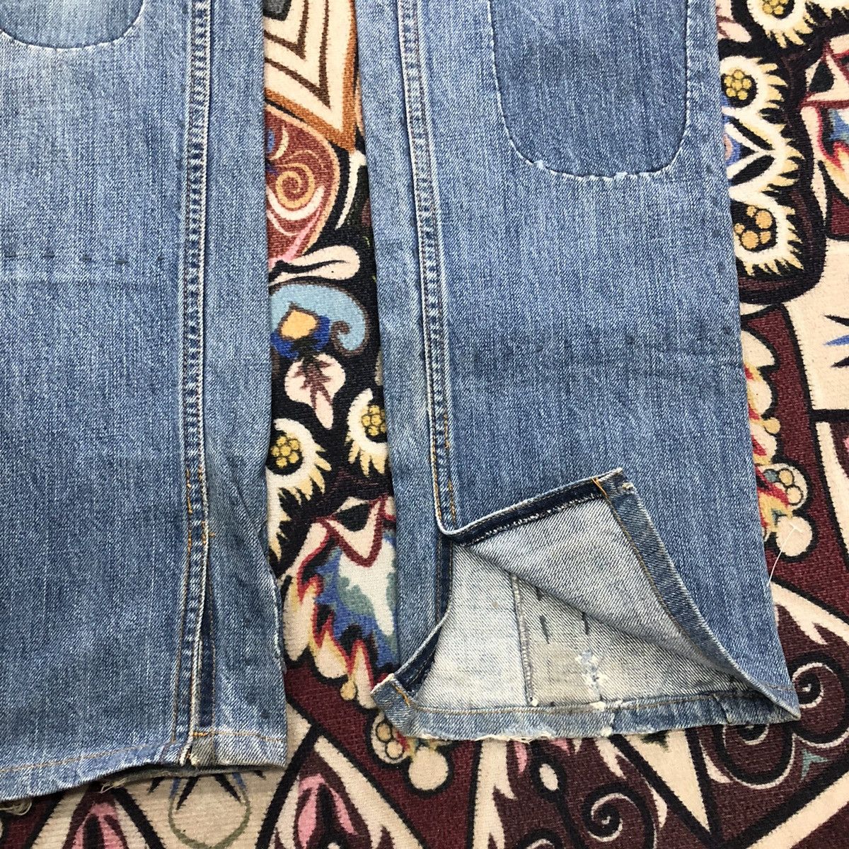 Issey Miyake By Issey Miyake!! Tsumori Chisato Patchwork Denim Pants Size 30" / US 8 / IT 44 - 8 Thumbnail