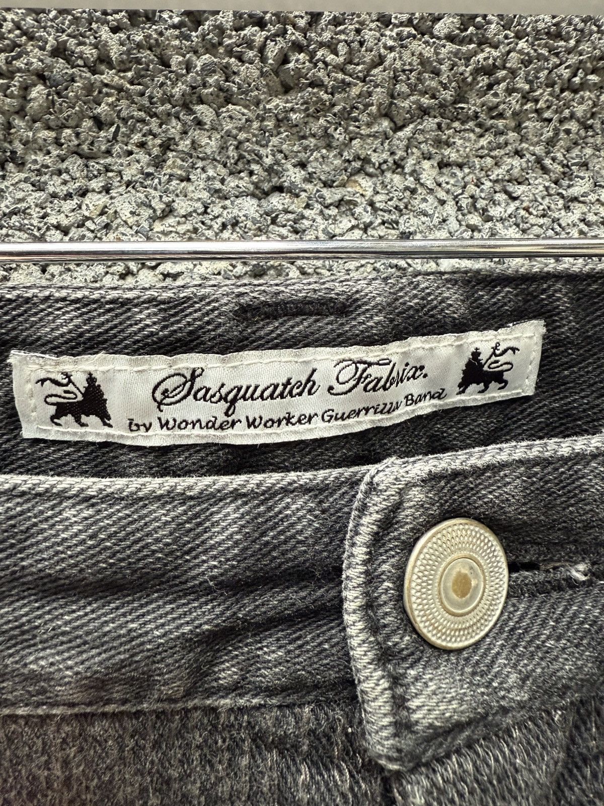 Sasquatchfabrix Sasquatchfabrix Boro Repair Stitch Denim Size US 30 / EU 46 - 5 Thumbnail