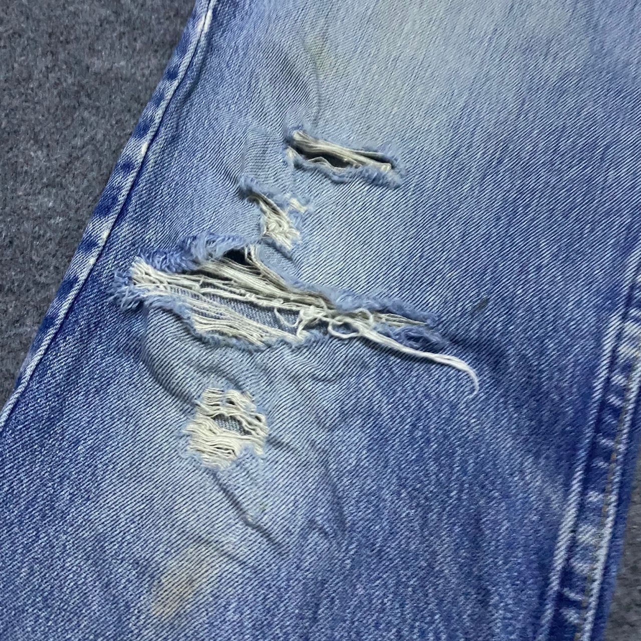 Lee 💥Best Offer💥Vintage 80s Lee Riders Distressed Denim Size US 34 / EU 50 - 9 Thumbnail