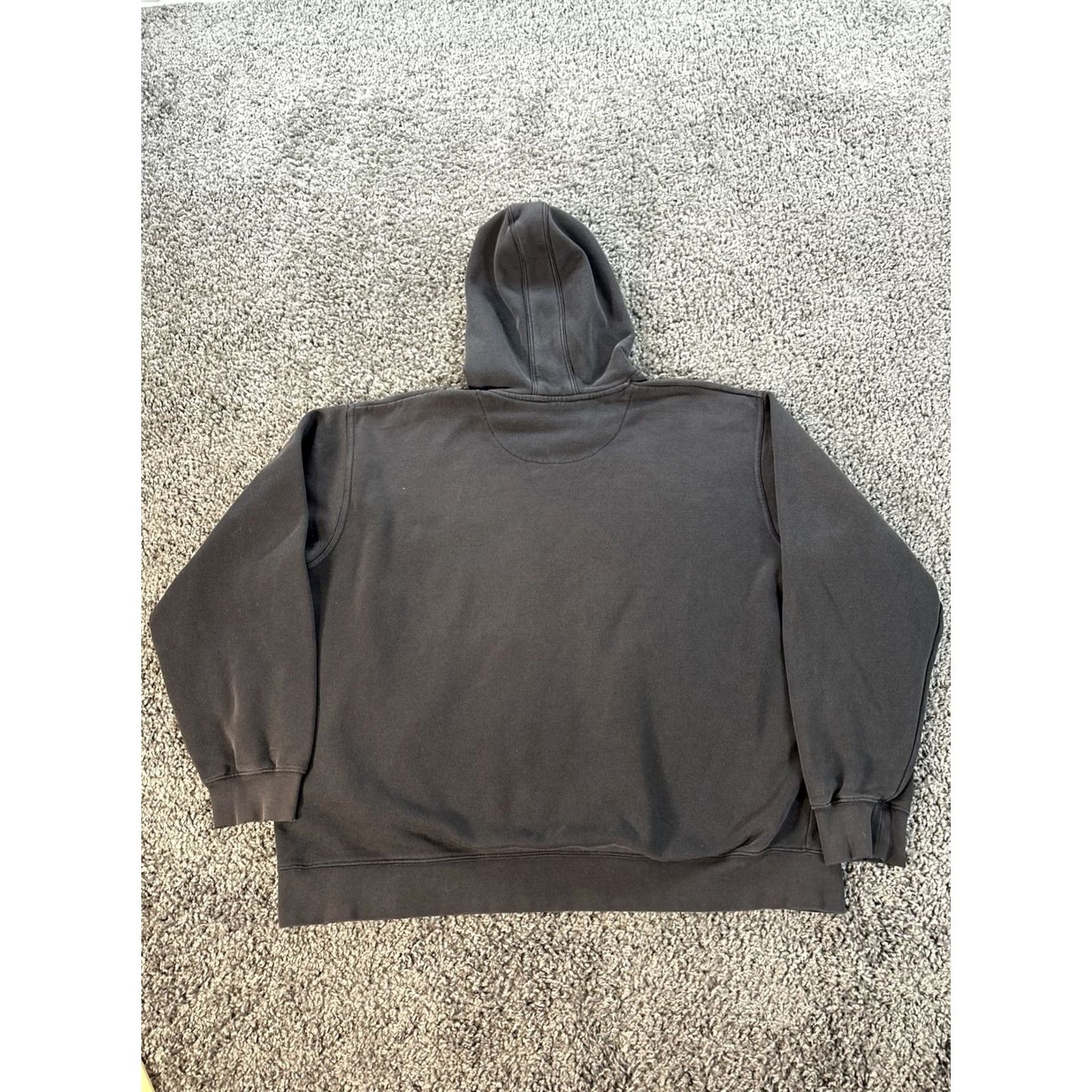 Nike VINTAGE Nike Hoodie Sweatshirt Men's XL Black Embroidered Silver Tag Pull Over Hooded Pockets Football Basketball Gym Sportswear Size US XL / EU 56 / 4 - 6 Thumbnail