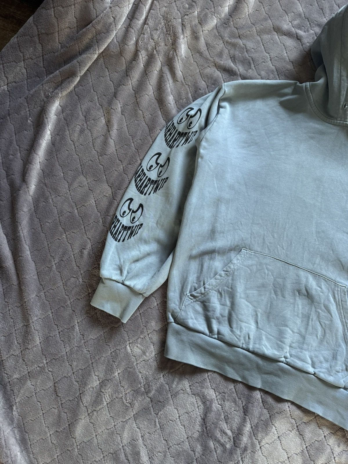 Carhartt × Carhartt Wip × Vintage Vintage Carhartt Wip Hooded Grin Sweat Hoodie Size US S / EU 44-46 / 1 - 4 Thumbnail