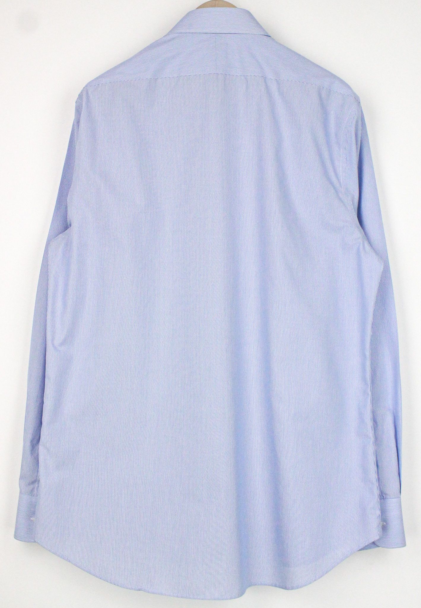 Suitsupply 43/17 Extra Slim Blue Cotton Stripe 72766 Size 44R - 2 Thumbnail