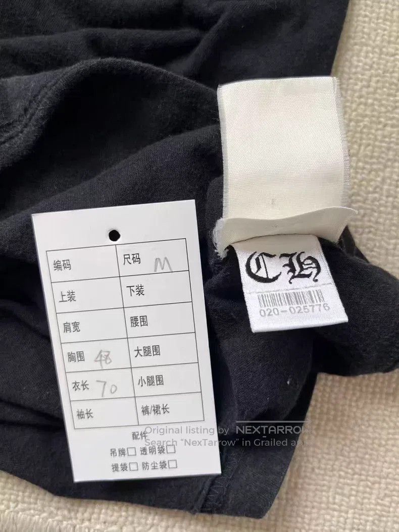 Chrome Hearts CHROME HEARTS Size M Scout scroll printed flower arm long s Size US M / EU 48-50 / 2 - 4 Thumbnail