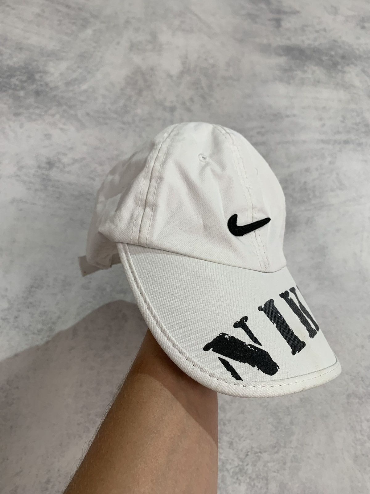 Nike Nike vintage white man rare cap one size Size ONE SIZE - 2 Thumbnail