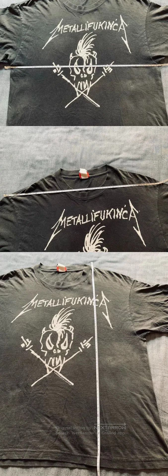 Vintage Vintage Metallica Graphic Print Tee. Size US XL / EU 56 / 4 - 8 Thumbnail