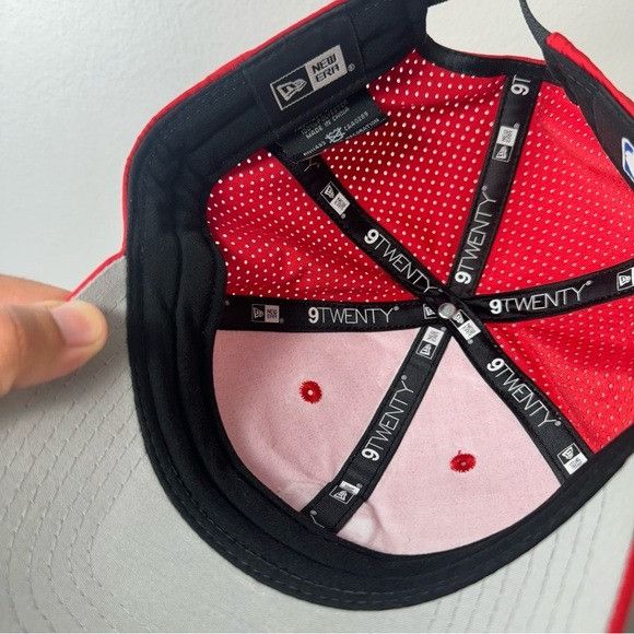 NBA NEW ERA ATLANTA HAWKS RED NBA LASER CUT MESH HAT Size ONE SIZE - 7 Thumbnail