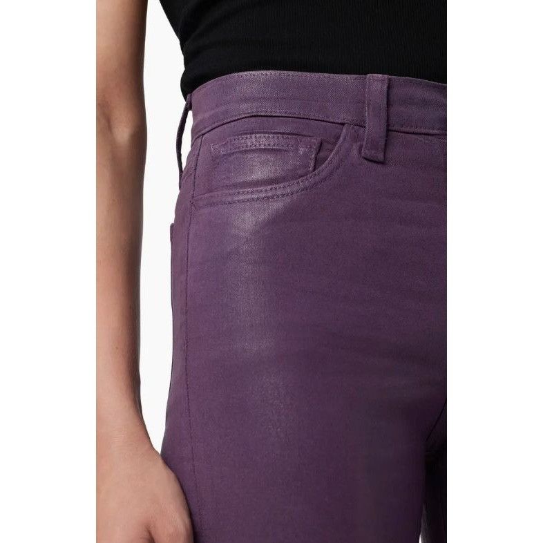 Joe's Joes Coated High Waist Ankle Jeans In Plum Perfect Size 26" / US 2 / IT 38 - 3 Thumbnail