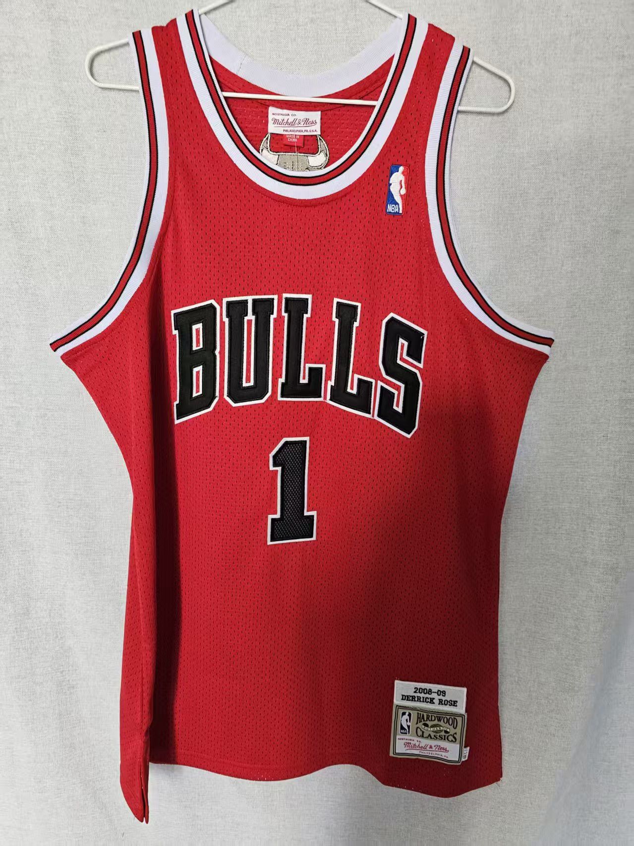 NBA Bulls #1 Derrick Rose Jersey Double Stitched S Size US S / EU 44-46 / 1 - 2 Thumbnail