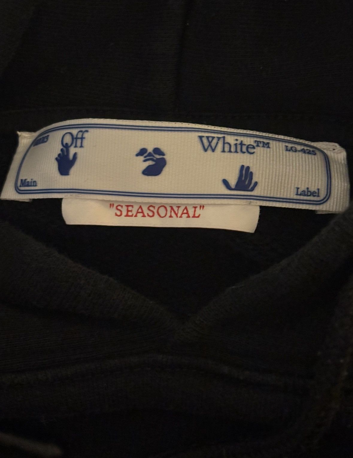 Off-White RARE 2013 Off-White Hoodie — OG Early Release (Pre-ICON Era) Size US L / EU 52-54 / 3 - 4 Thumbnail