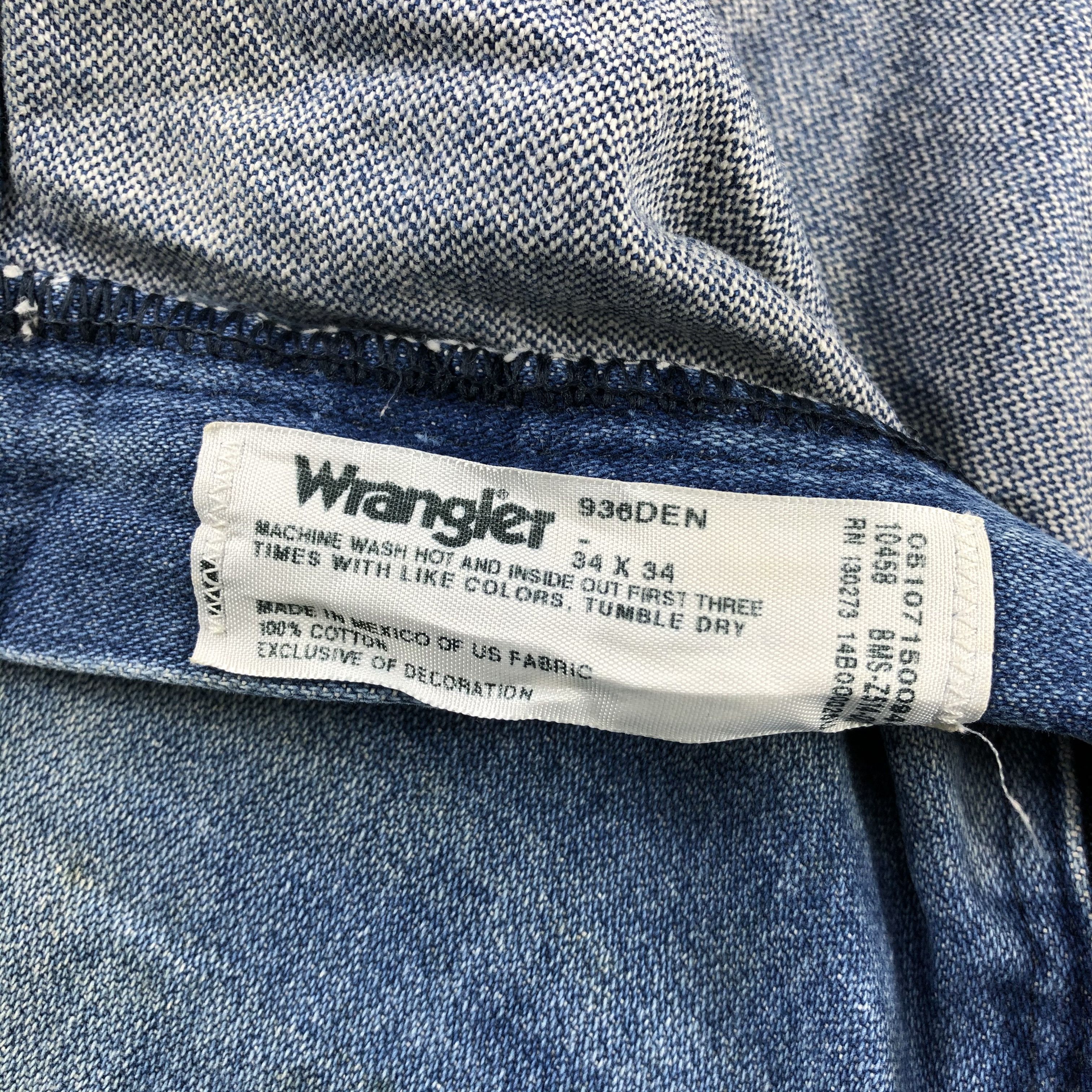 Vintage Vintage Wrangler Jeans Distressed Denim KJ1106 Size US 34 / EU 50 - 13 Thumbnail