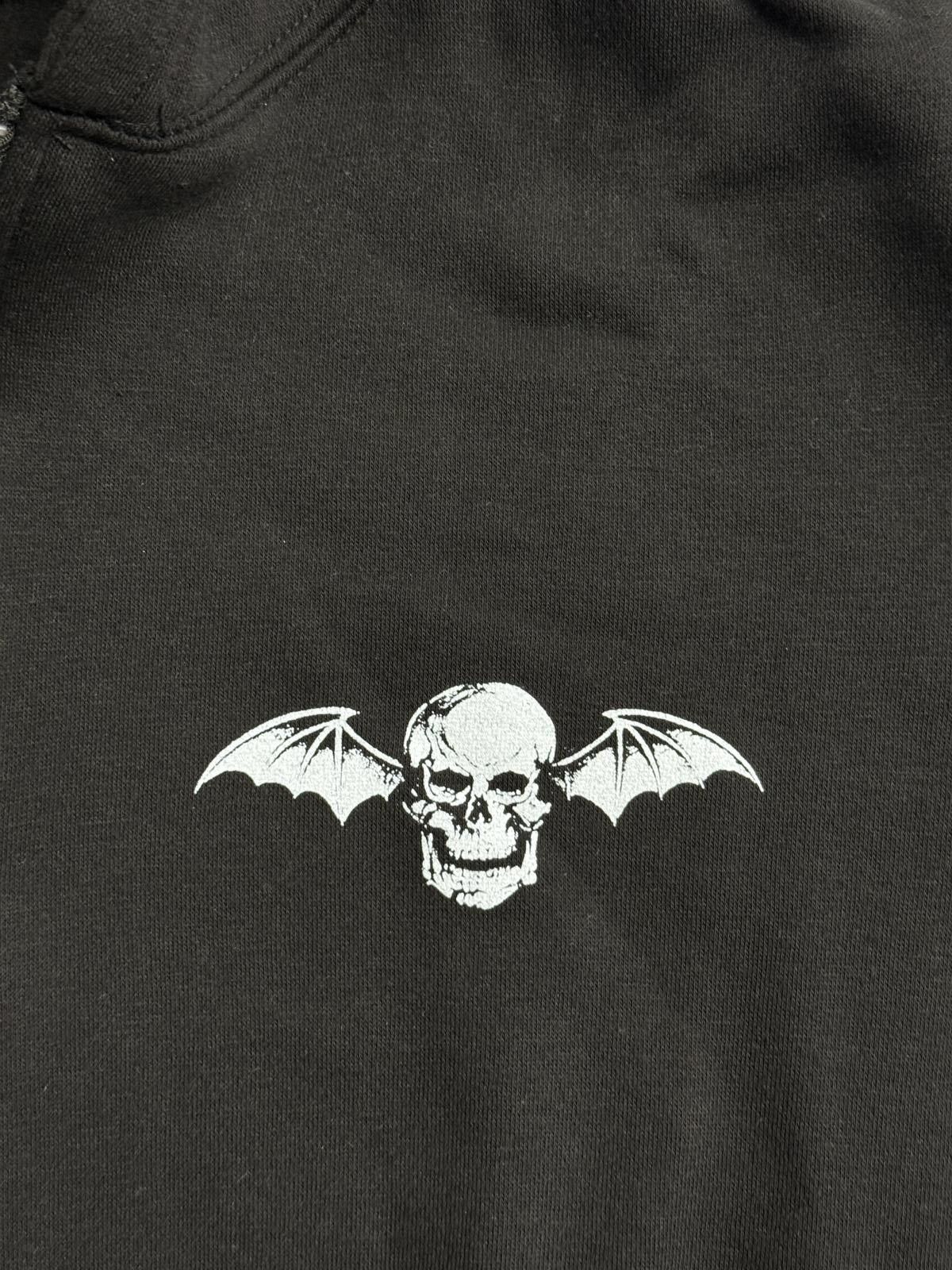 Other Avenged Sevenfold Zip Up Hoodie - A7X Skull Bat Wings - L Size US L / EU 52-54 / 3 - 5 Thumbnail