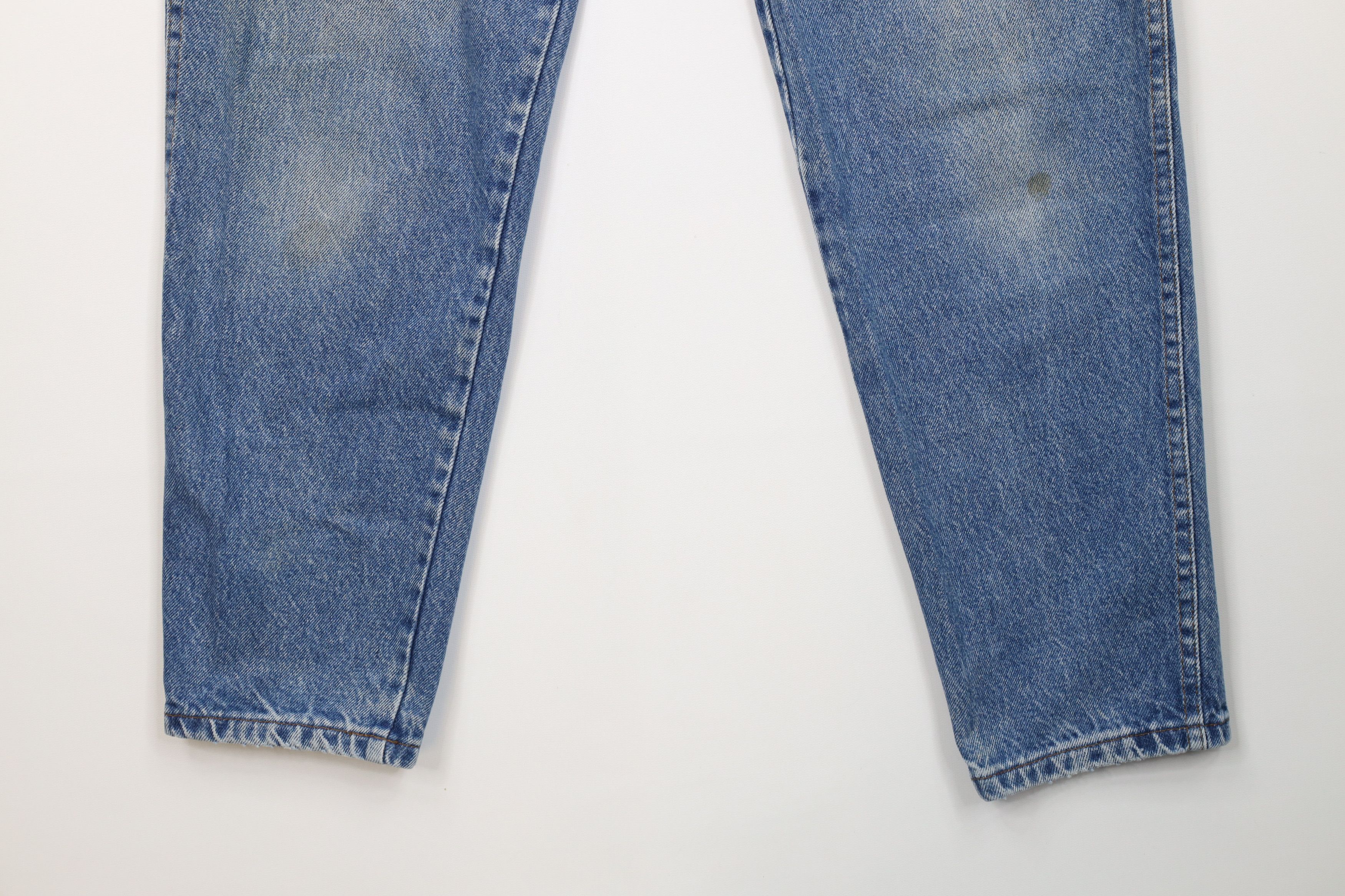 Vintage Vintage 90s Streetwear High Waist Tapered Jeans Blue USA Size 32" / US 10 / IT 46 - 4 Thumbnail