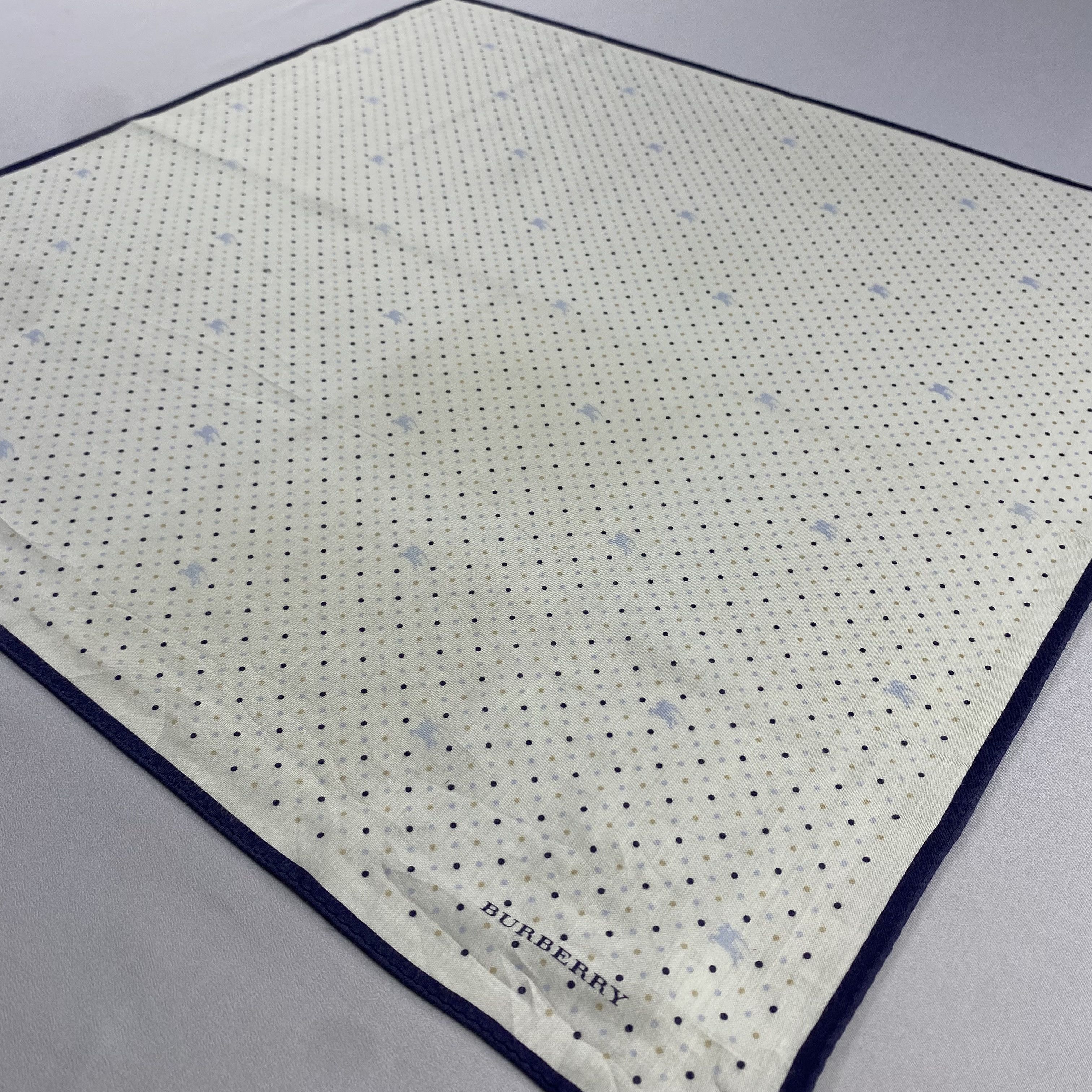 Burberry × Vintage Burberry Handkerchief / Neckerchief / Bandana-P1411 Size ONE SIZE - 2 Thumbnail