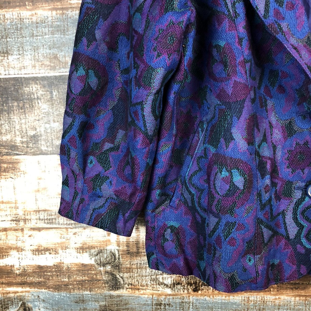 Japanese Brand × Vintage Japanese Brand vintage art Purple Blazzer #A2327 Size M / US 6-8 / IT 42-44 - 7 Thumbnail