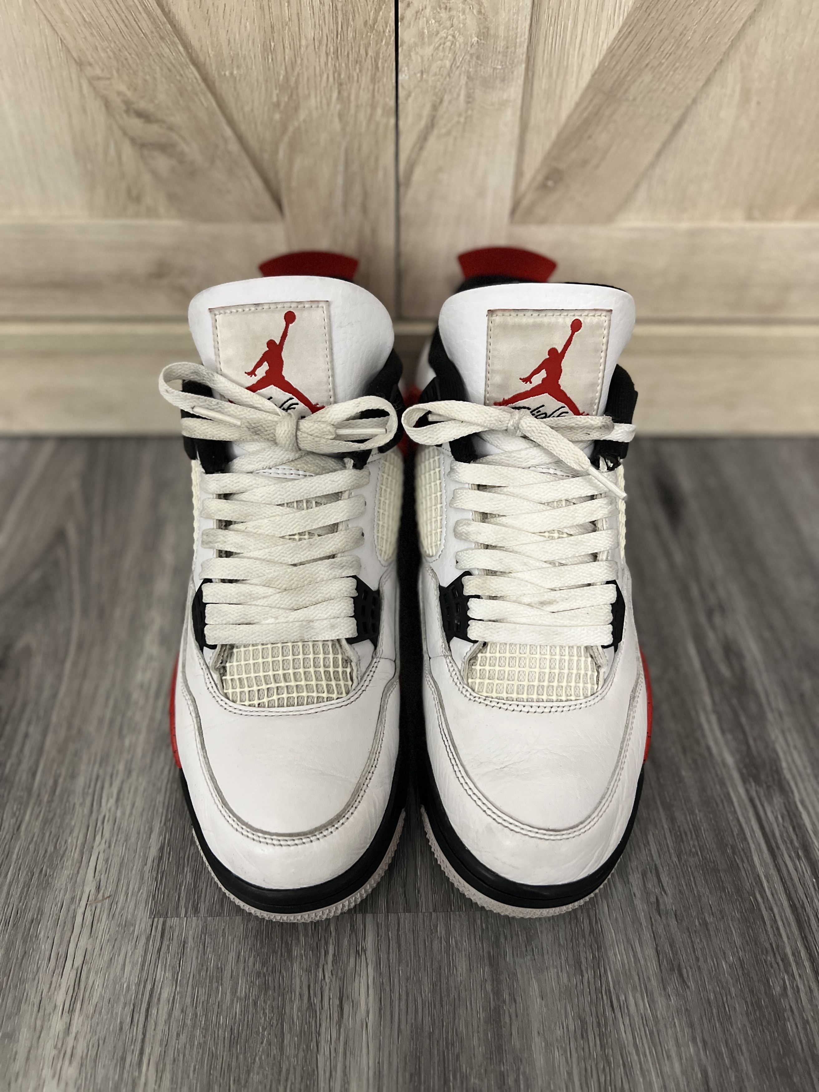 Jordan Brand Jordan 4 Retro Red Cement Size US 9 / EU 42 - 3 Thumbnail