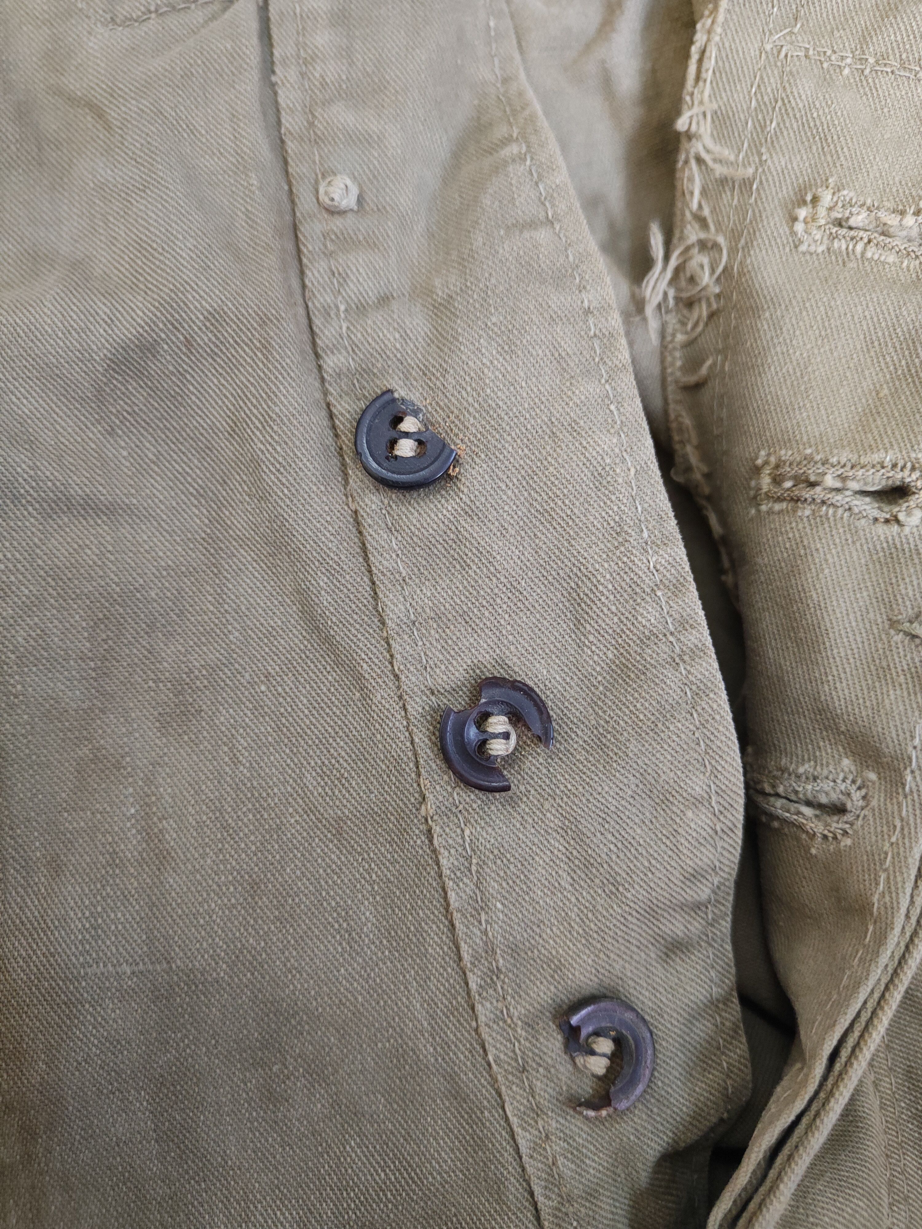 Vintage DL Japan vintage military worker Olive cargo Pants #W1790 Size US 30 / EU 46 - 14 Thumbnail