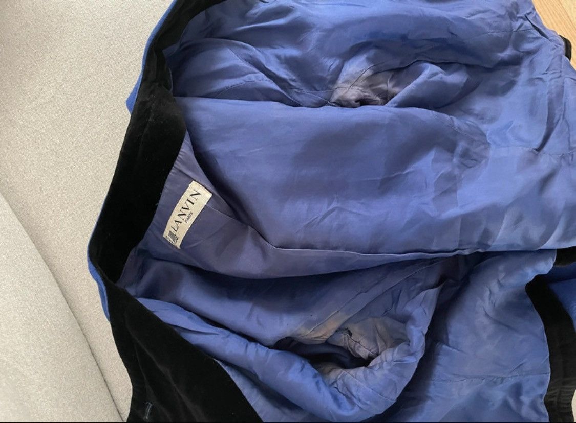 Lanvin Blue velvet Lanvin jacket Size S / US 4 / IT 40 - 6 Thumbnail