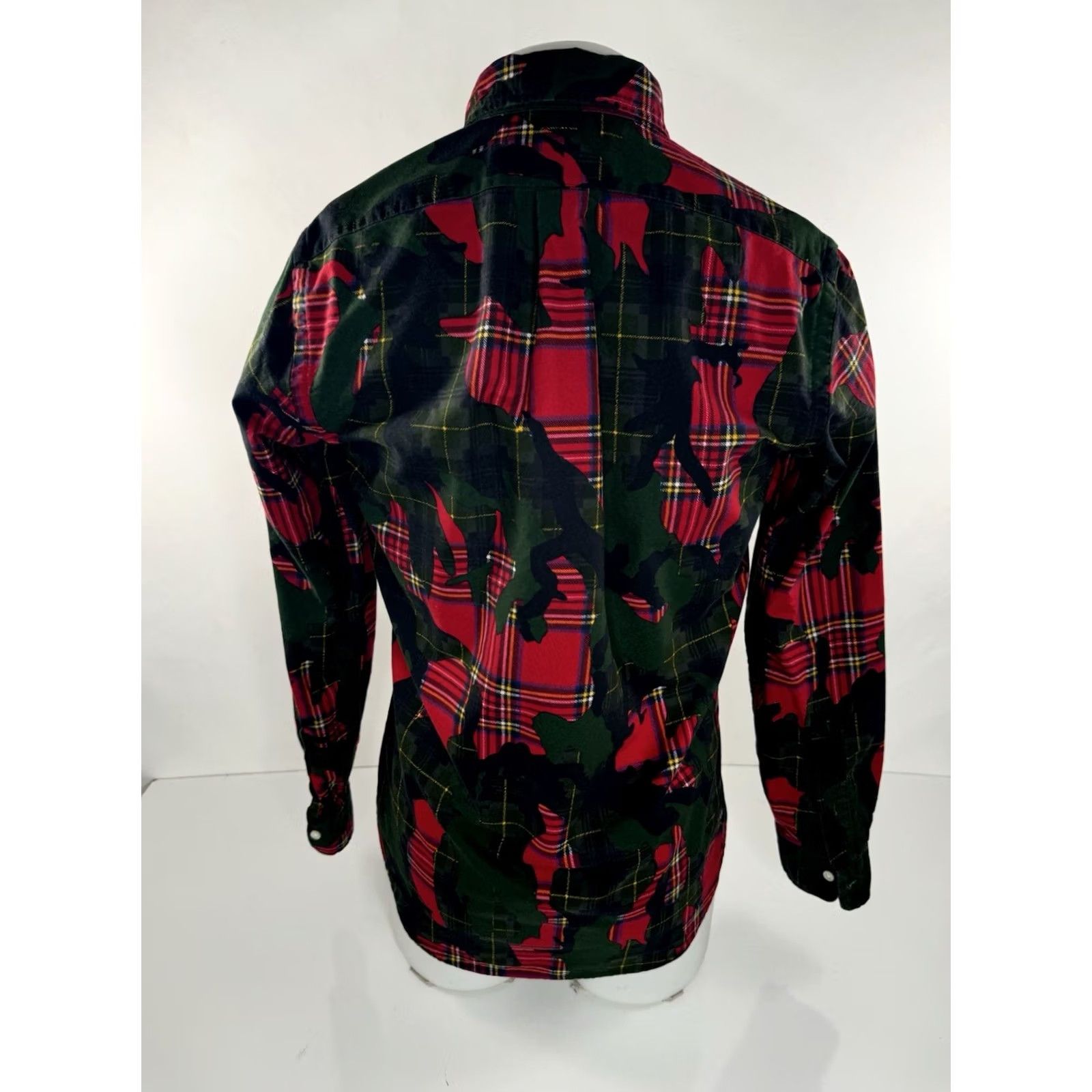 Ralph Lauren Ralph Lauren Camouflage / Plaid Embroidered Pony Mens S Shirt Size US S / EU 44-46 / 1 - 3 Thumbnail