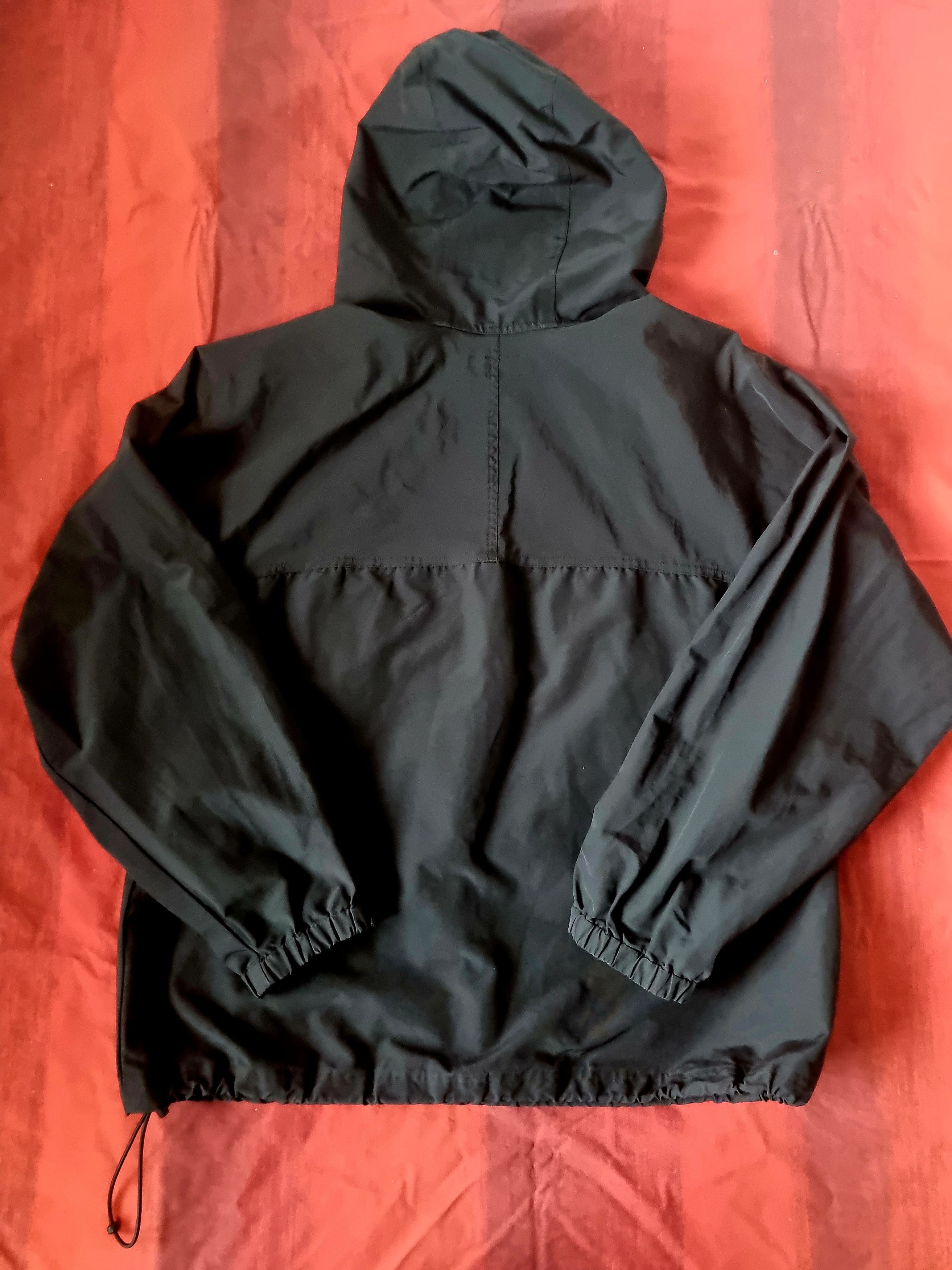 Supreme on sale Heavy Nylon Anorak Black Jacket