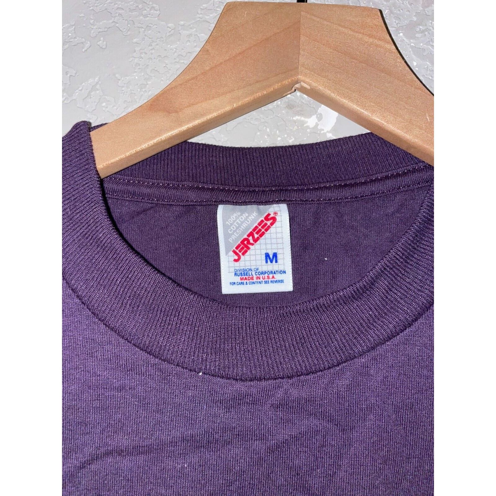 Jerzees Vintage Horse Shirt Horses Mis Print Purple Tee VTG 90s M Size US M / EU 48-50 / 2 - 5 Thumbnail