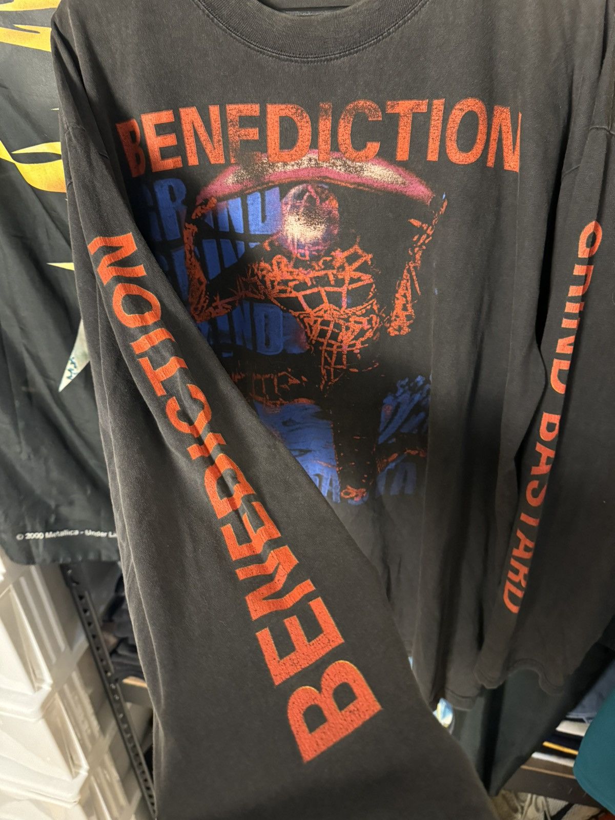 Band Tees × Vintage VINTAGE BENEDICTION GRIND BASTARD 1998 Size US XL / EU 56 / 4 - 6 Thumbnail