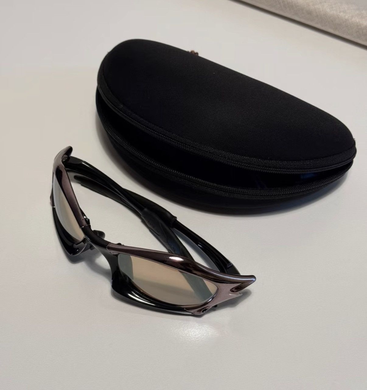 Oakley Oakley SPLICE Black Chrome Sports Sunglasses K24 Size ONE SIZE - 6 Thumbnail