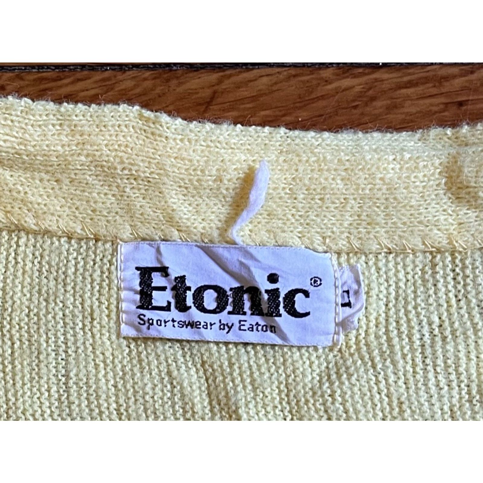 Vintage VINTAGE Etonic Greenhurst Country Club Golf Cardigan Sweater Men’s L Yellow Shirt Size US L / EU 52-54 / 3 - 4 Thumbnail