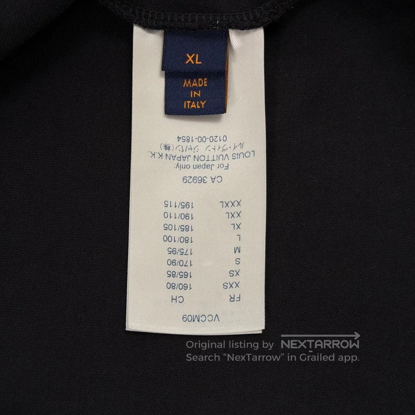 Louis Vuitton LV Gradient Black All-Over Print Tee. Size US XL / EU 56 / 4 - 4 Thumbnail