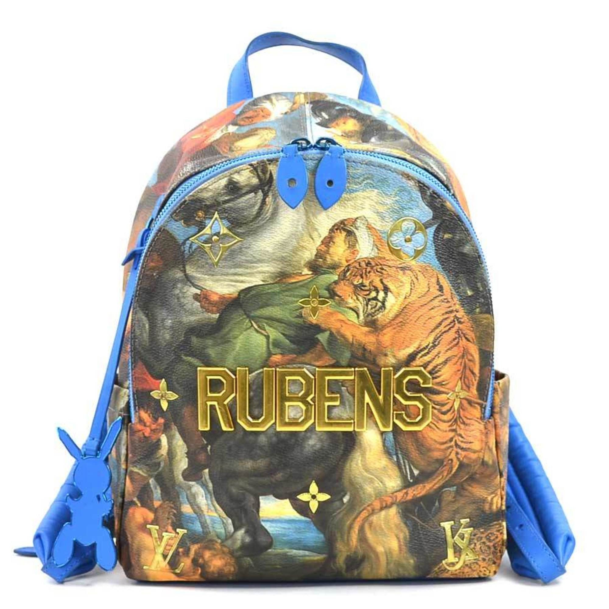 Louis Vuitton Backpack MASTERS RUBENS Palm Springs Blue