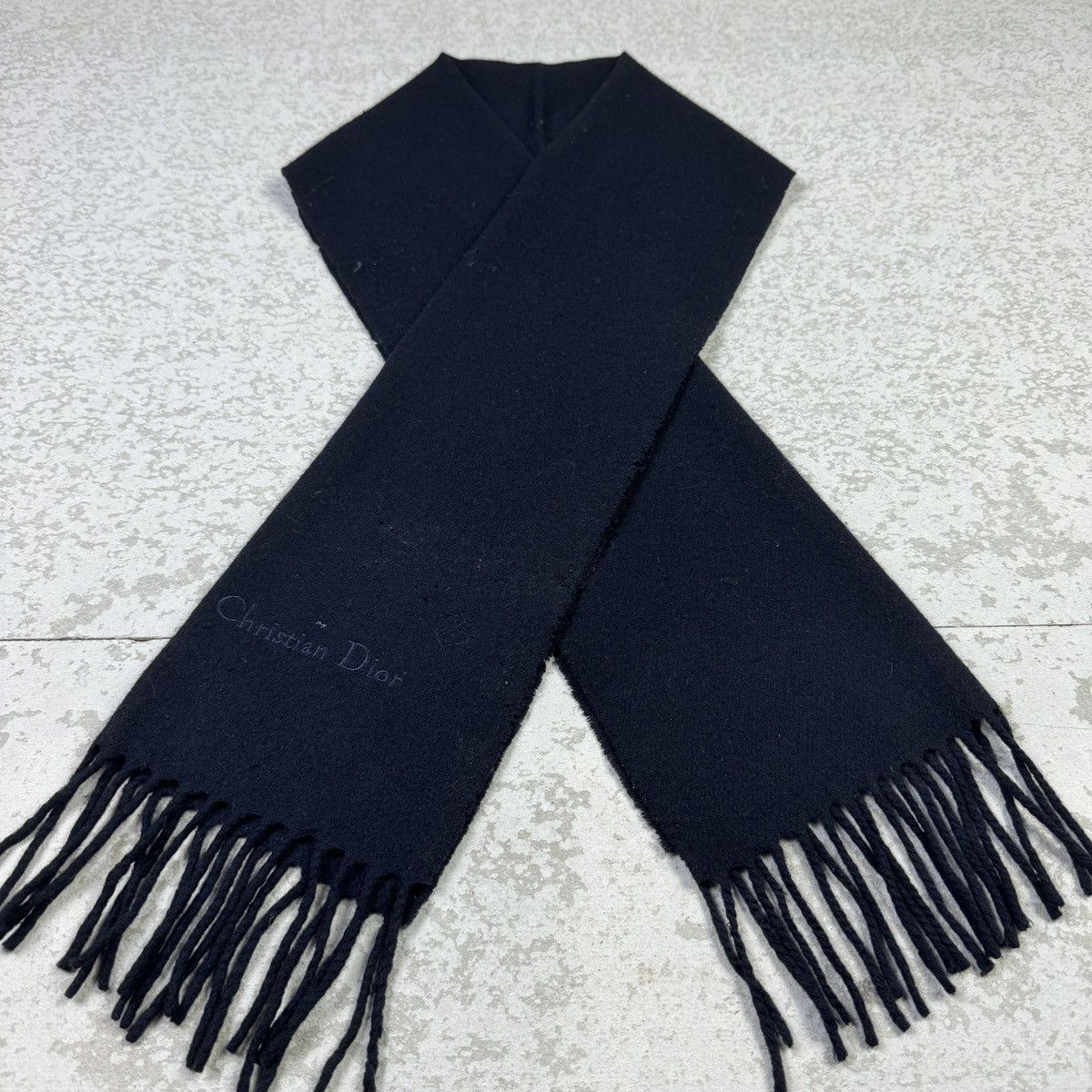 Christian Dior Monsieur Christian Dior Plain Scarf / Muffler / Neckwear - as009 Size ONE SIZE - 6 Thumbnail
