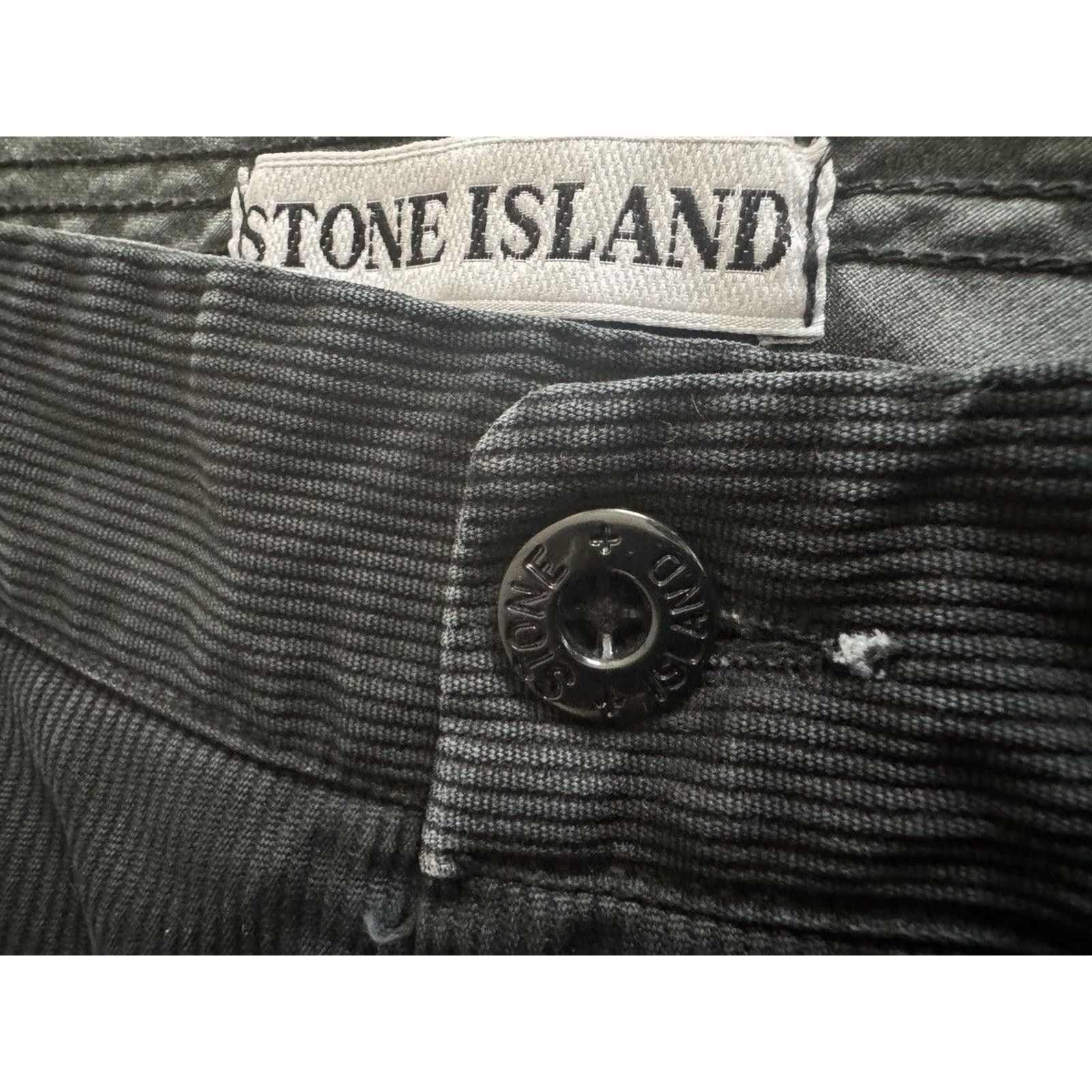 Stone Island Vintage Stone Island Corduroy black pants Size US 30 / EU 46 - 2 Thumbnail