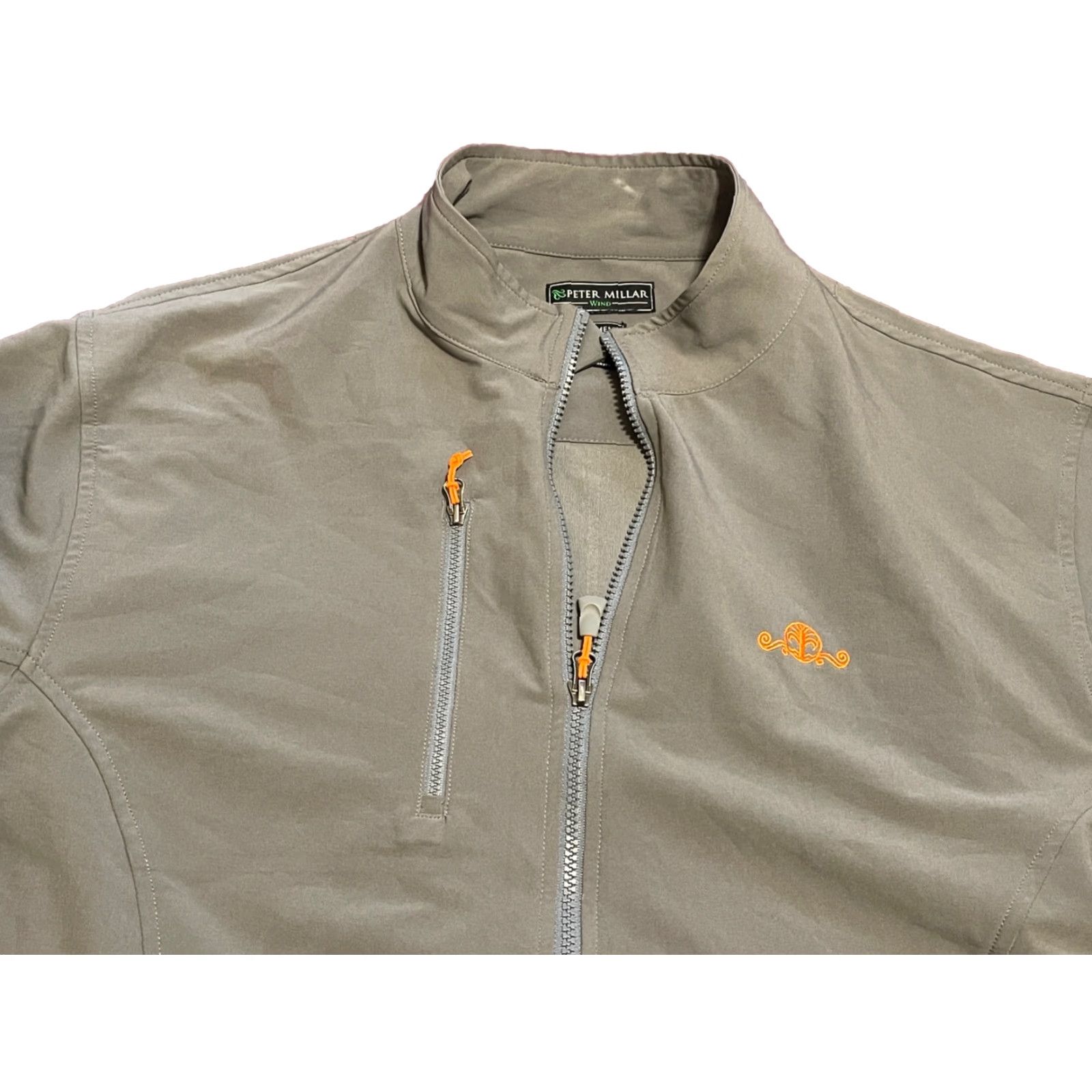 Peter Millar Peter Millar Element 4 Wind Jacket Mens L Gray Full Zip Golf Windbreaker Size US L / EU 52-54 / 3 - 2 Thumbnail