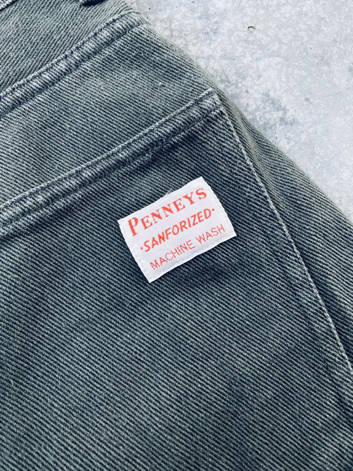 JCPenney Vintage Jc Penneys Sanforized Baggy Carpenter Pants Size US 29 - 8 Thumbnail