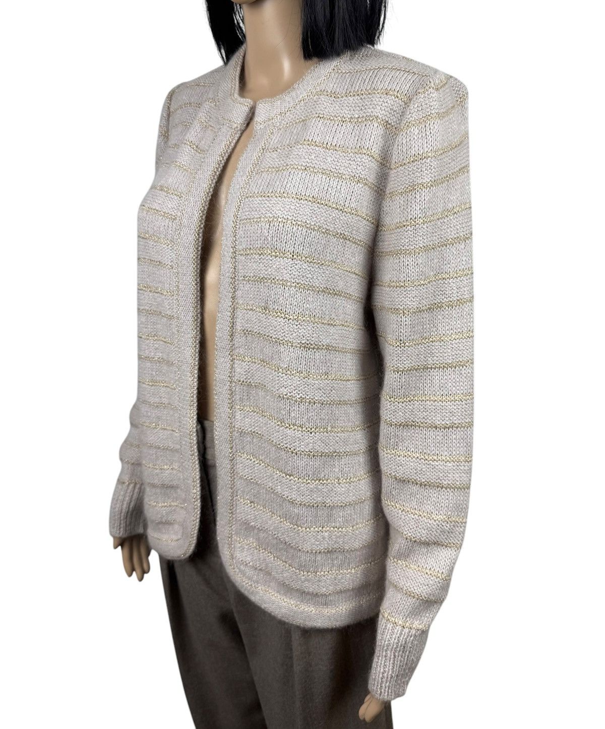 Escada × Vintage Escada Vintage Cardigan Knit Mohair West Germany DE40 IT46 Size L / US 10 / IT 46 - 4 Thumbnail