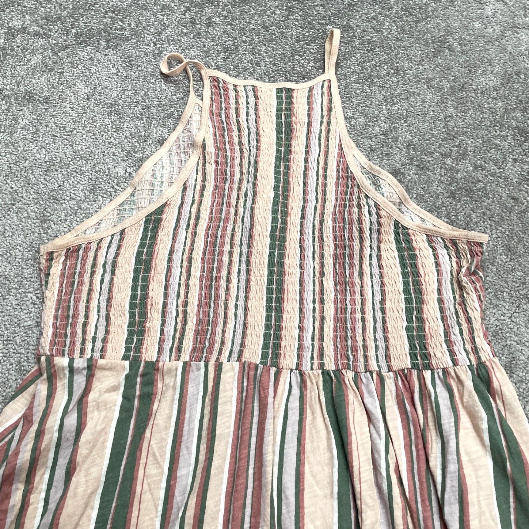 Torrid Torrid Tank Top Halter Tunic Women 1X Multicolor Striped Beach Casual Knit Cotton Blend Sleeveless Size XL / US 12-14 / IT 48-50 - 3 Thumbnail