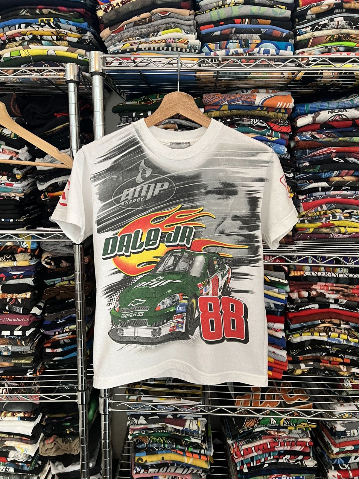 NASCAR 2000s Dale Earnhardt Jr Nation AOP Racing Tee Size US XS / EU 42 / 0 - 1 Thumbnail