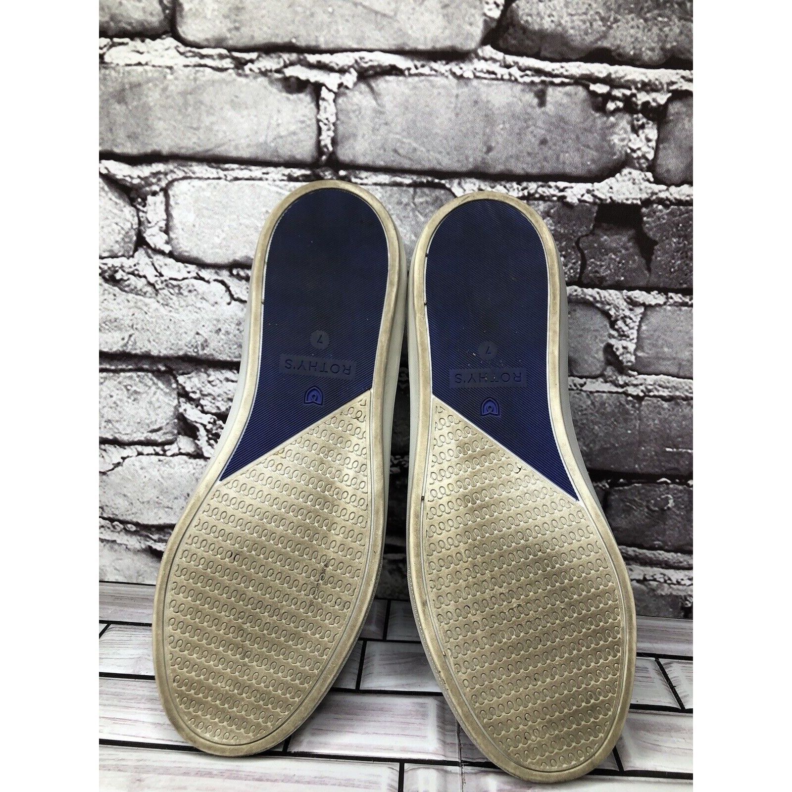 Other Rothy’s The Sneaker White Knit Fabric Casual Comfort Shoes W Size US 7 / IT 37 - 8 Thumbnail