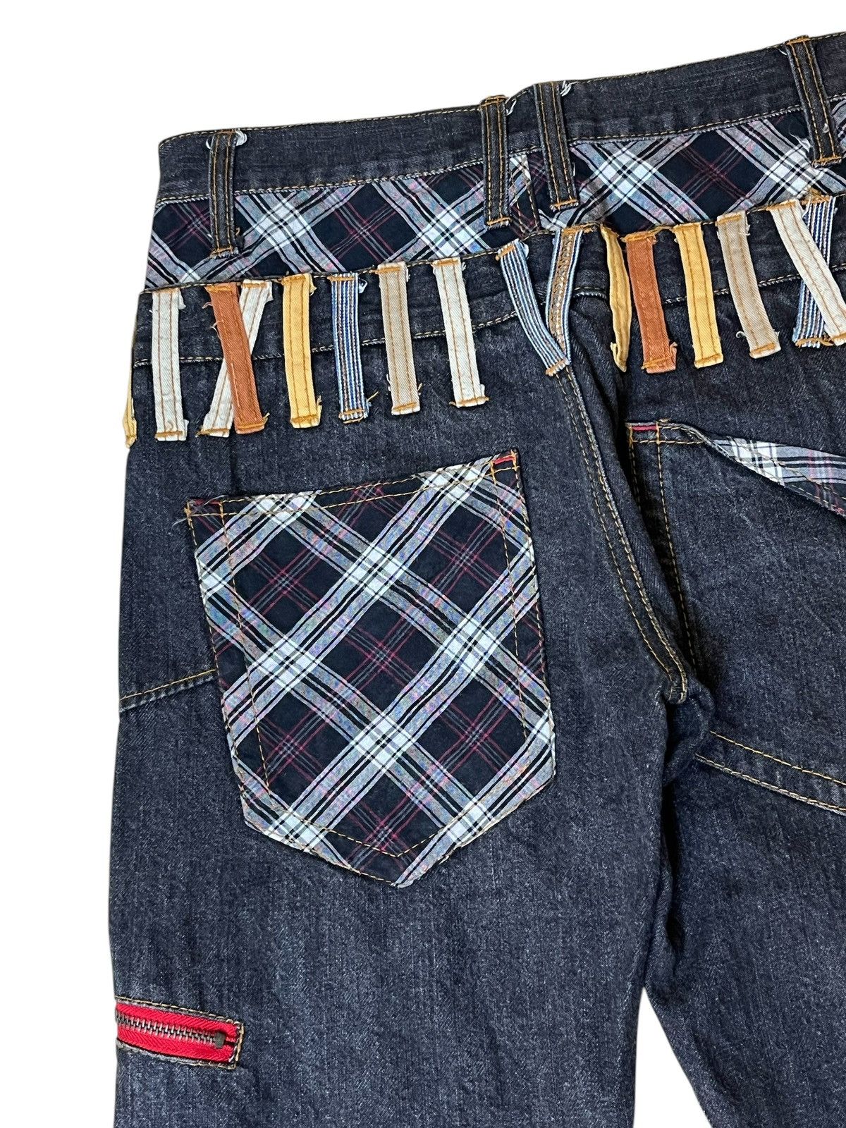 Le Grande Bleu (L.G.B.) SICK🔥JAPANESE BRAND "NYLAUS JEANS" DOUBLE WAIST JEANS/DENIM Size US 28 / EU 44 - 11 Thumbnail