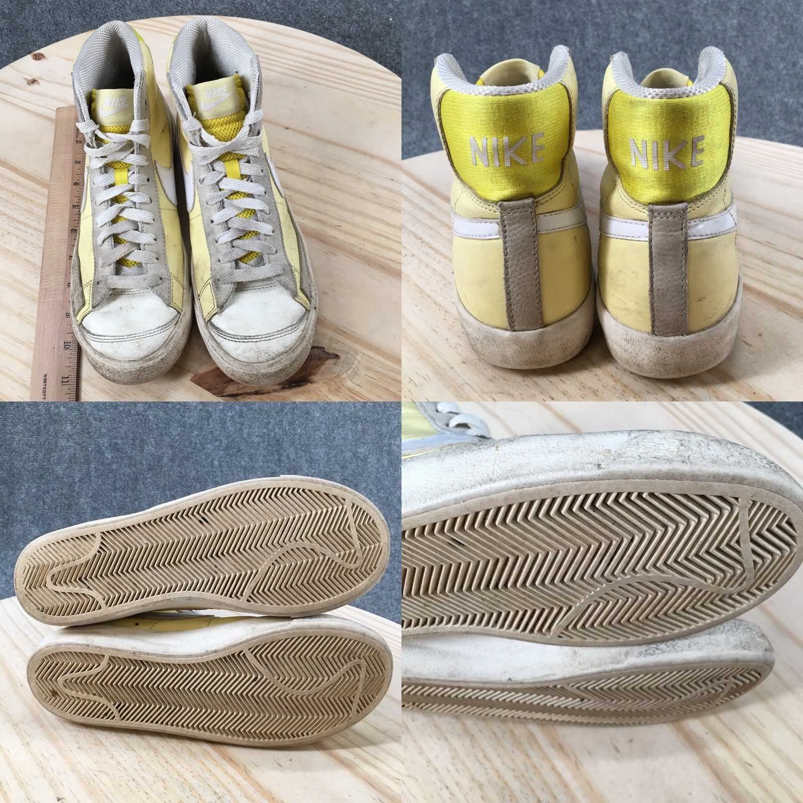 Nike Nike Sneaker Womens 8 Yellow Blazer Mid 77 Athletic Lace Up Casual Leather Size M / US 6-8 / IT 42-44 - 8 Thumbnail